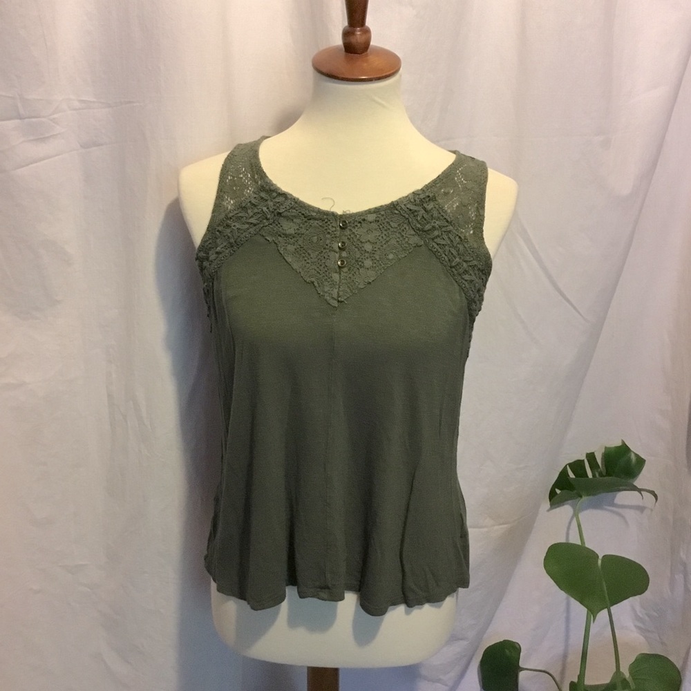 Lace tank top